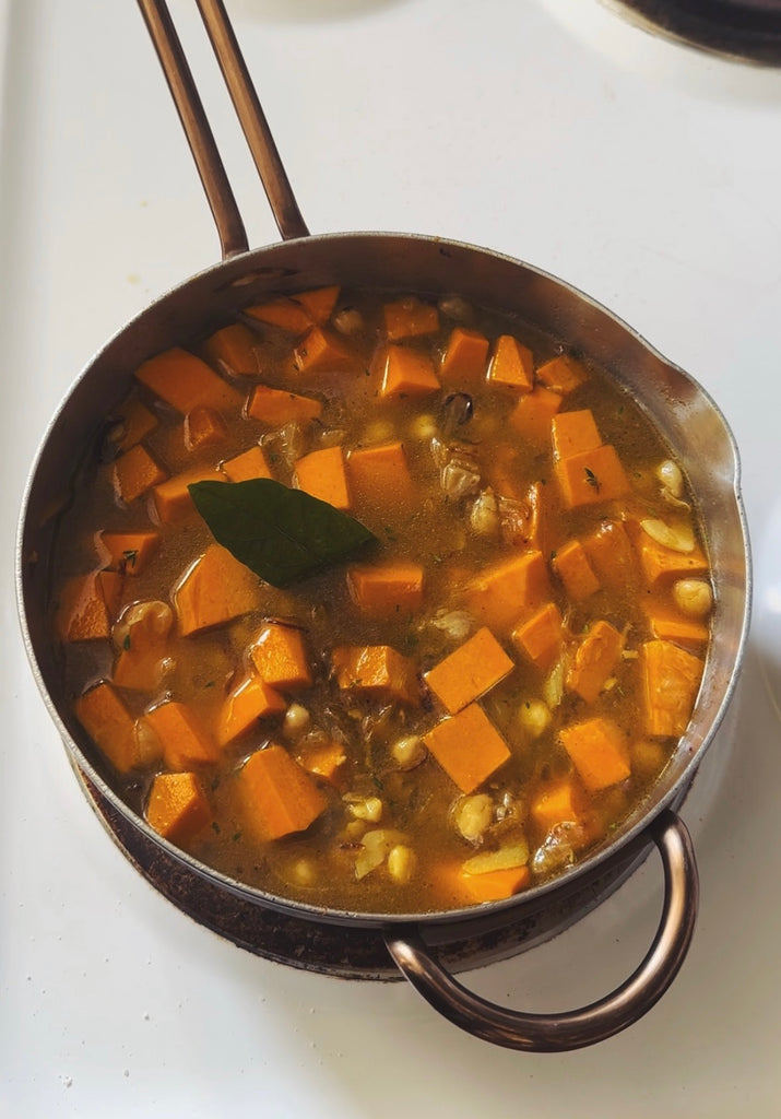 Chickpea, Farro, and Winter Squash Stew | Great Jones