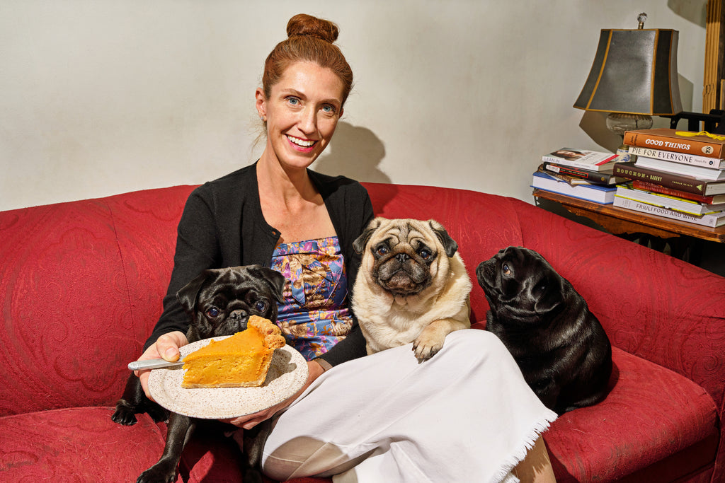 Watch Adam Jones eat a pie with a rescue dog 