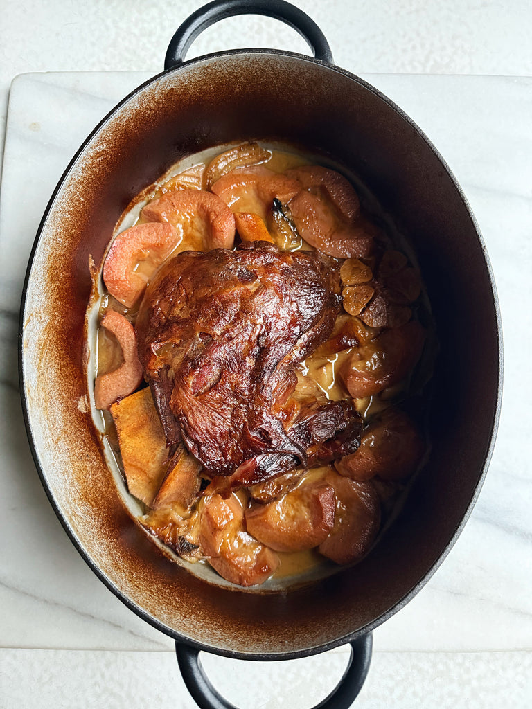 Braised Lamb with Quince and Bay | Great Jones