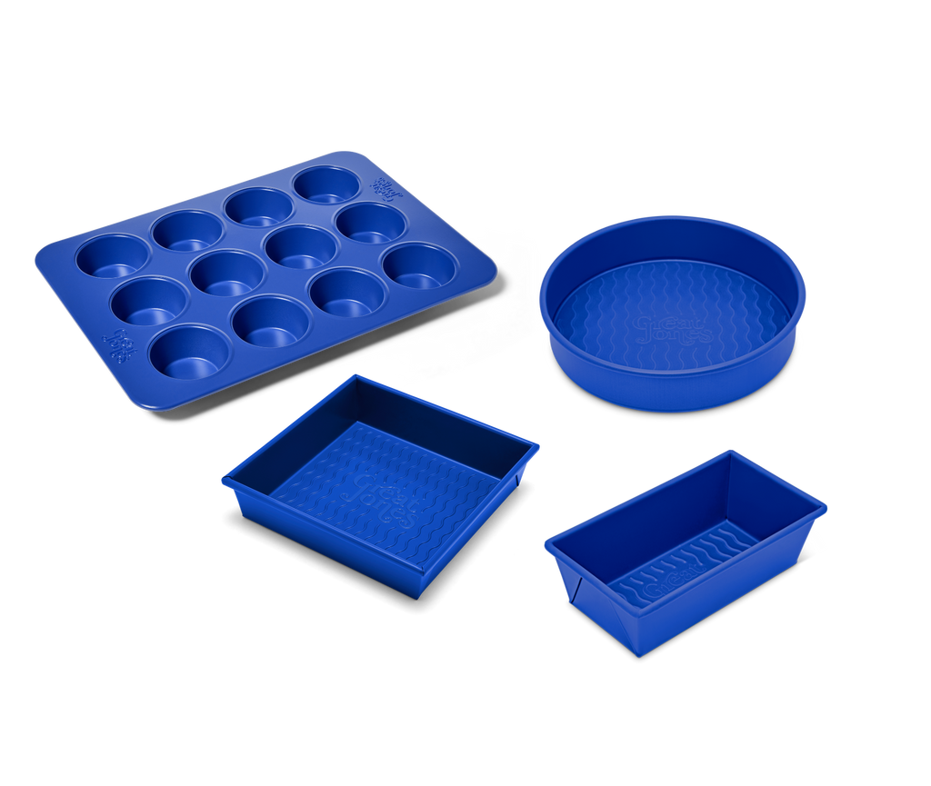 Ocmoiy Silicone Brownie Pan 2 x 2 x 1Square Baking Molds for S
