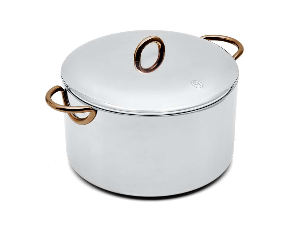 Stock, Soup, Pasta Pots, Large Stainless Steel and Enameled on Steel Pots  Shop