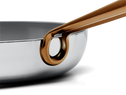 Small Fry nonstick pan - handle close-up