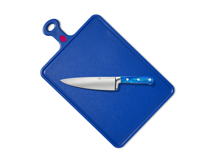 All Aboard & 8” Chef’s Knife Bundle Great Jones Blueberry