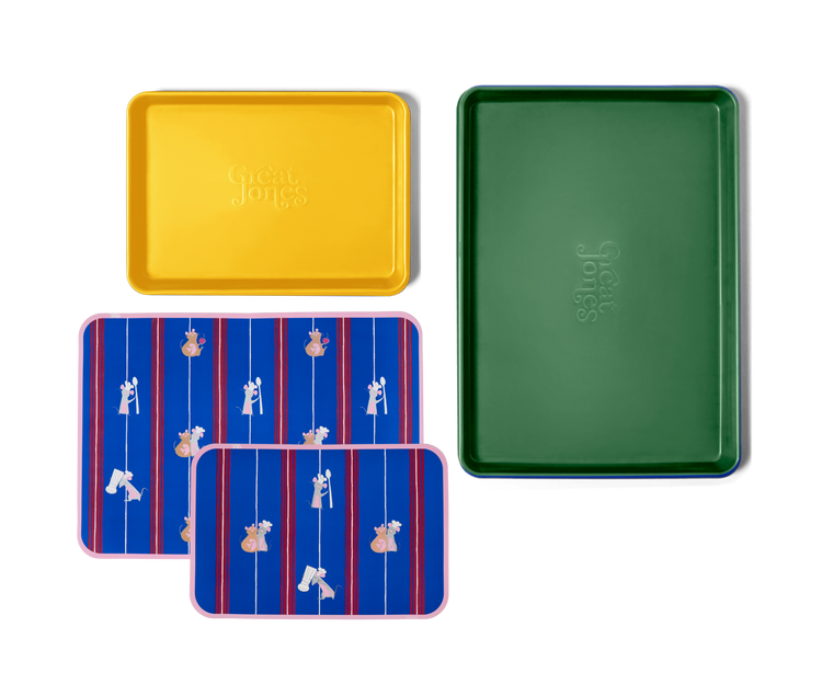 Baking Mat and Sheet Pan Set: Disney and Pixar’s Ratatouille Bundle Great Jones Broccoli Mustard