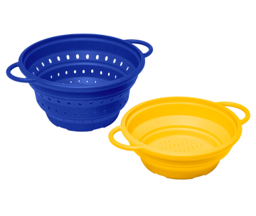 Colander Set Bundle Great Jones Blueberry Mustard