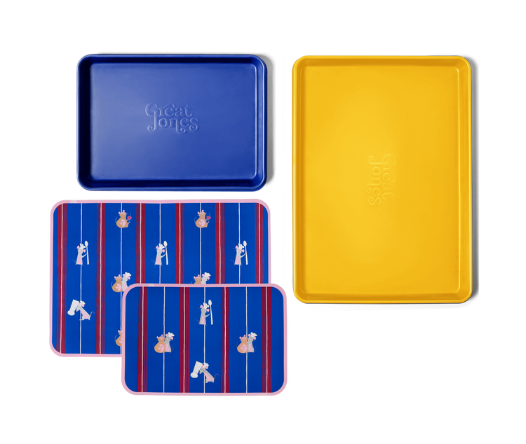 Baking Mat and Sheet Pan Set: Disney and Pixar’s Ratatouille Bundle Great Jones Mustard Blueberry