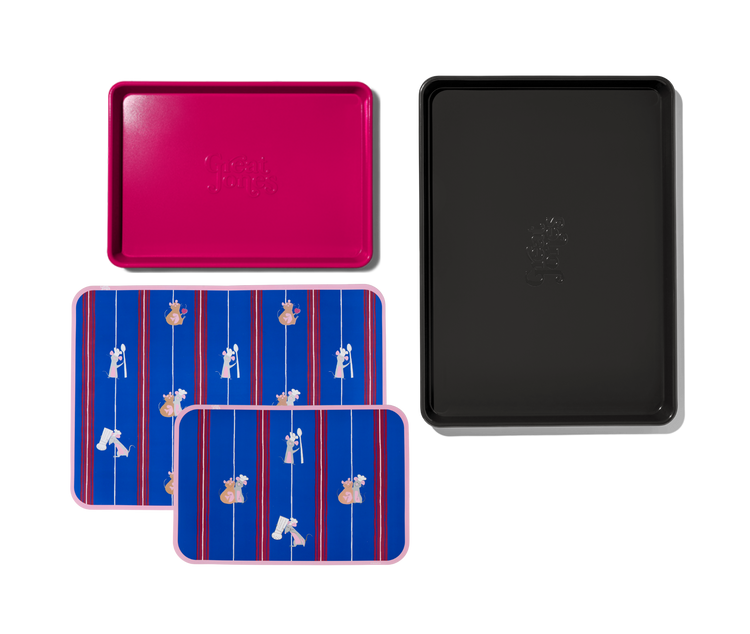 Baking Mat and Sheet Pan Set: Disney and Pixar’s Ratatouille Bundle Great Jones Pepper Raspberry