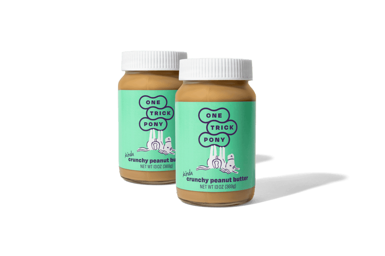 One Trick Pony's Peanut Butter Duo Pantry One Trick Pony Nuts 2 Crunchy
