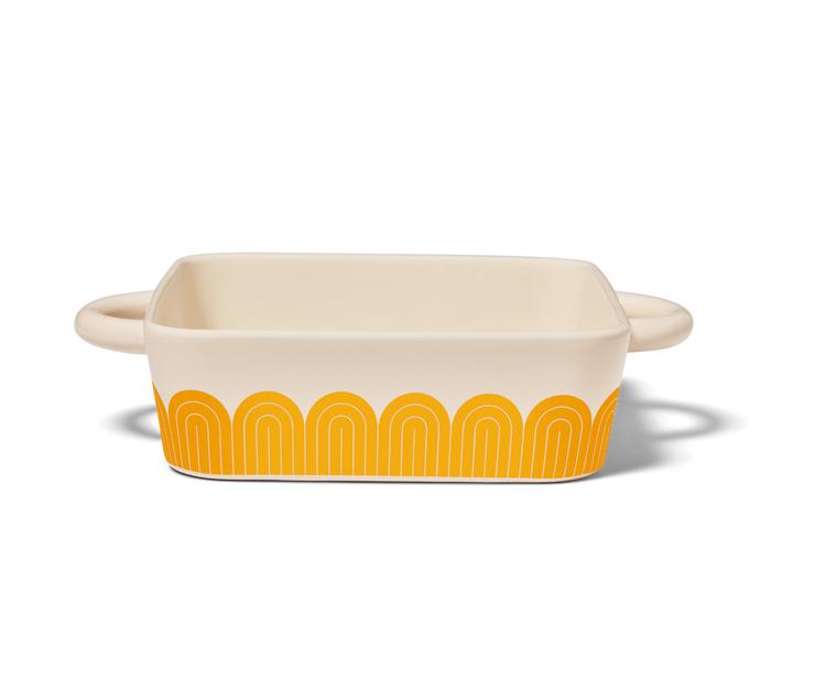 Ceramic Glaze Bakeware Set,SIDUCAL,Non-stick Bread Baking Pans,Roasting  dish,3 Pieces Baking Dishes-White