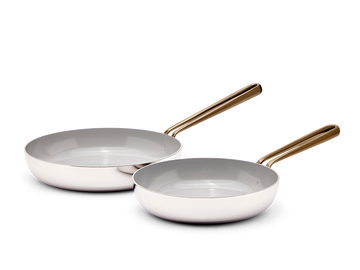GCP Products Classic Fry Pan W/ Lid Ceramic Ptfe And Pfoa Free