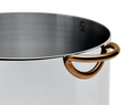 Big Deal stainless steel stock pot - close up handle