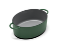 Enameled cast-iron Dutch oven in broccoli green - no lid