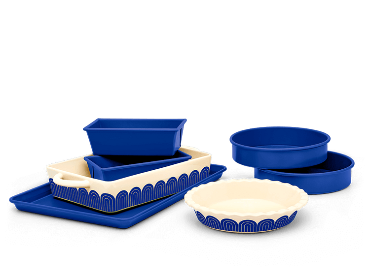 Blue bakeware sales